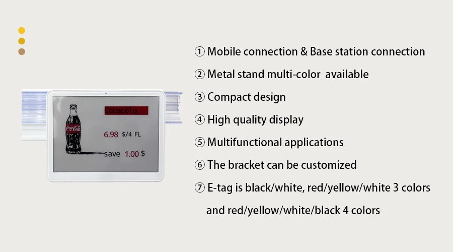 5.8 Inch Electronic Price Tag Extrusion Channel